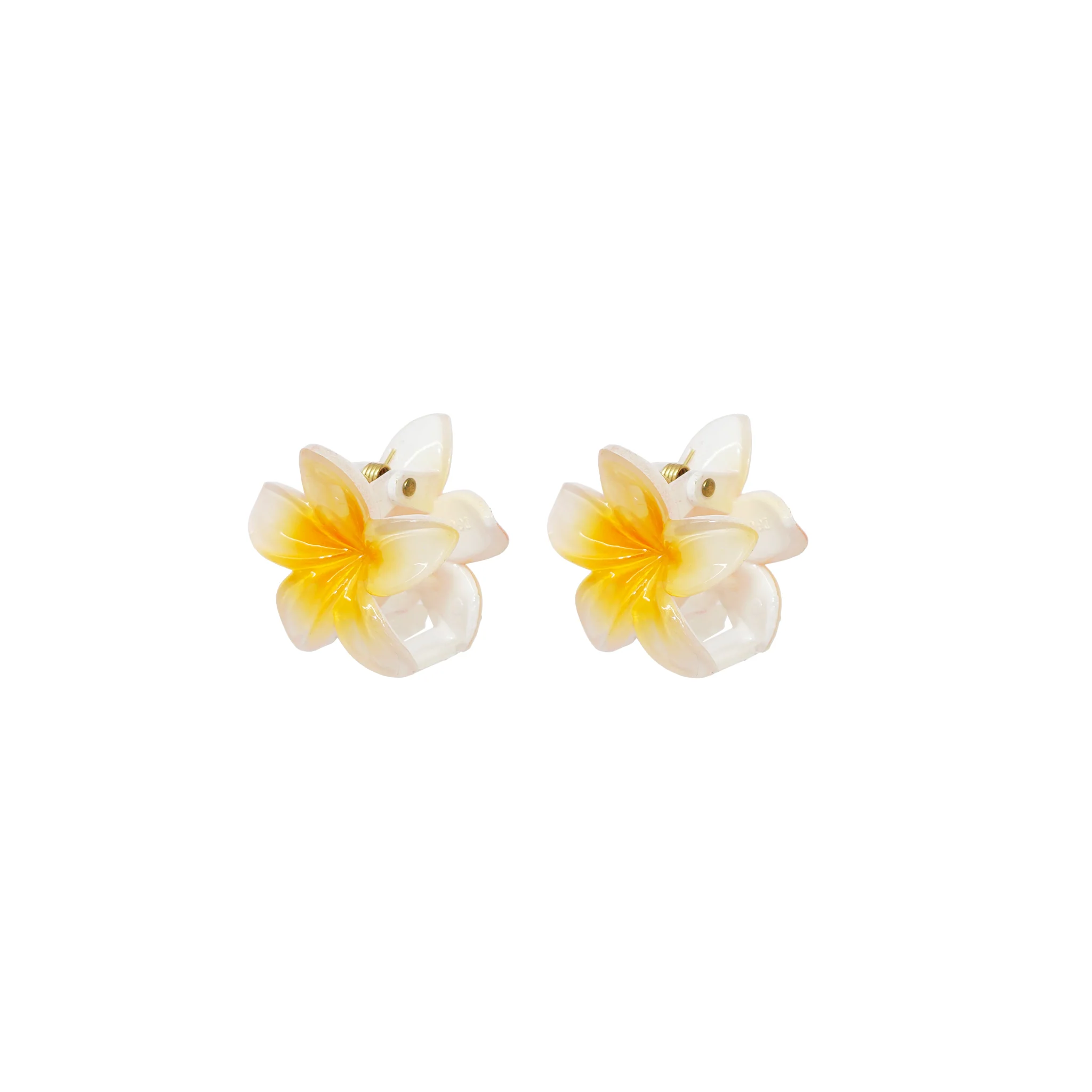 Baby Super Bloom Clip Set in Coconut - Image 3