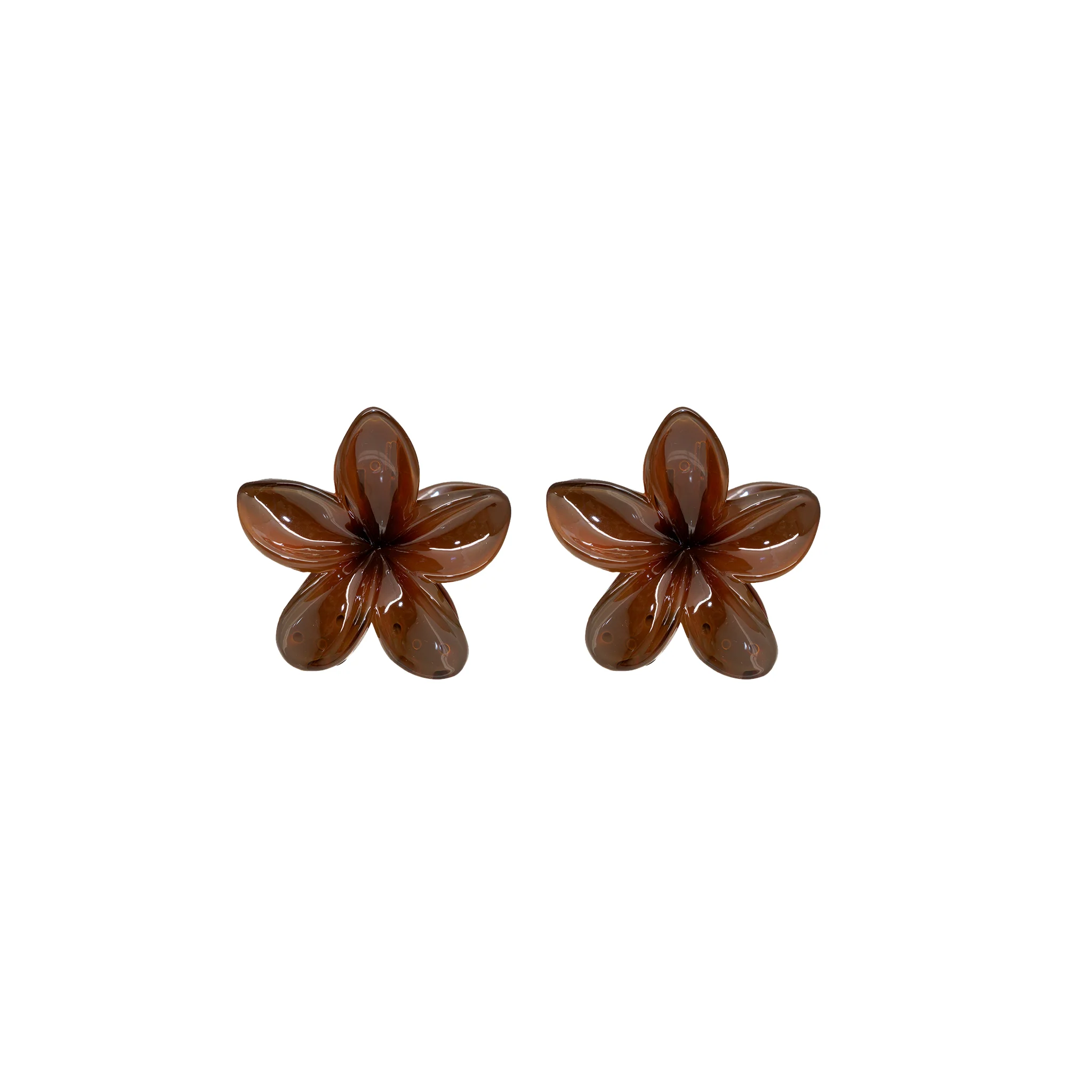 Baby Super Bloom Clip Set in Tamarind