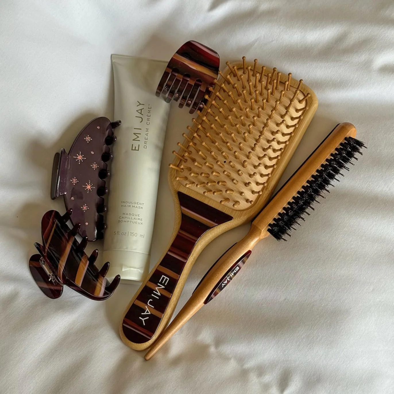 Bamboo Paddle Brush in Nightcap - Image 4