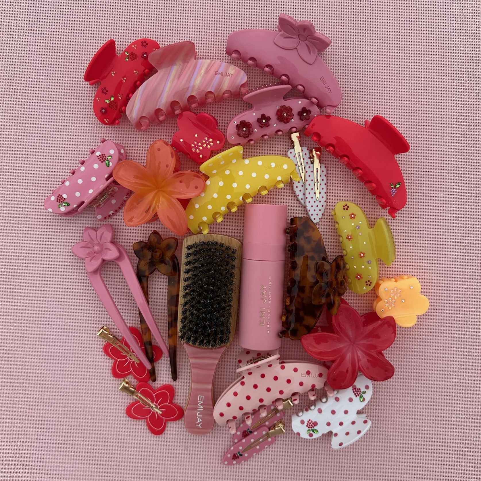 Hair Pin in Tortoise Hibiscus - Image 3