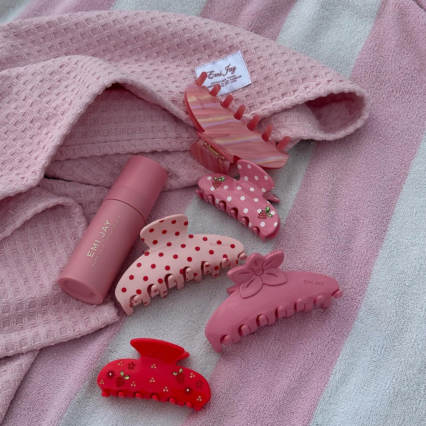Heavenly Hair Towel in Lychee Baby - Image 4