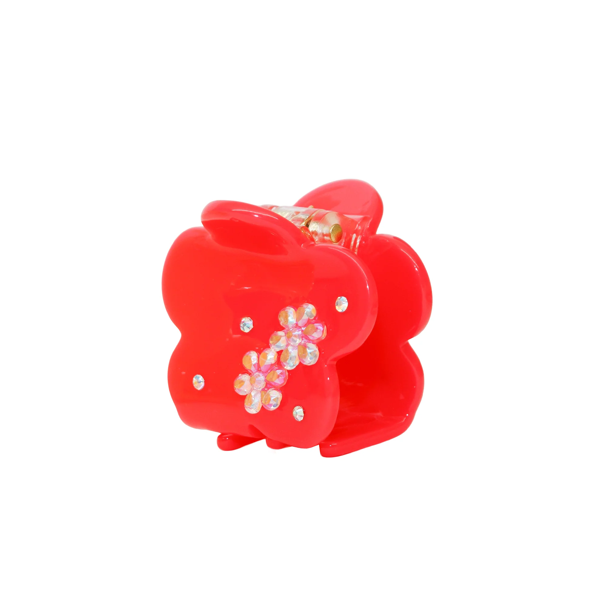 Midi Blossom Clip in Sangria Bloom - Image 2