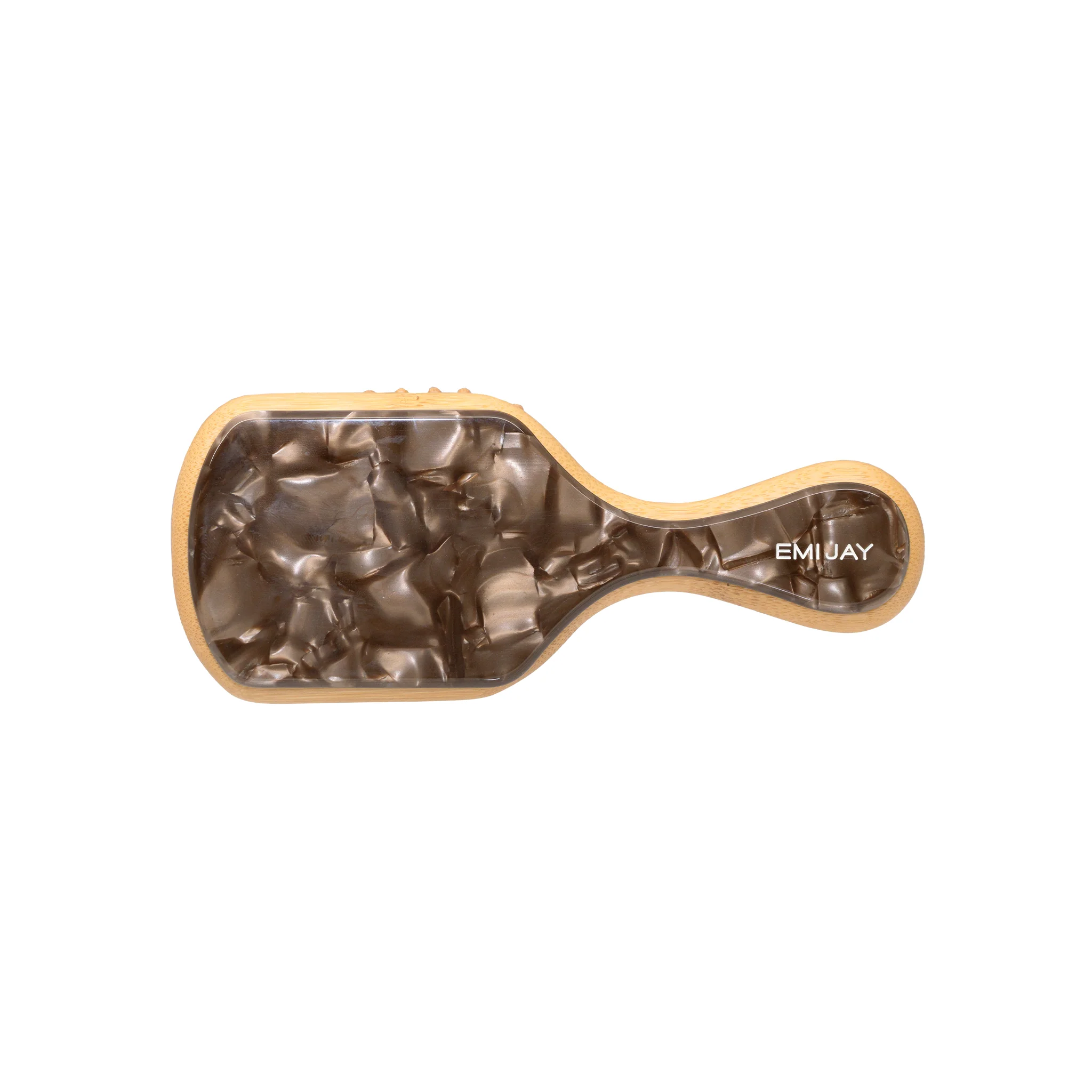 Mini Bamboo Paddle Brush in Toasted Sugar