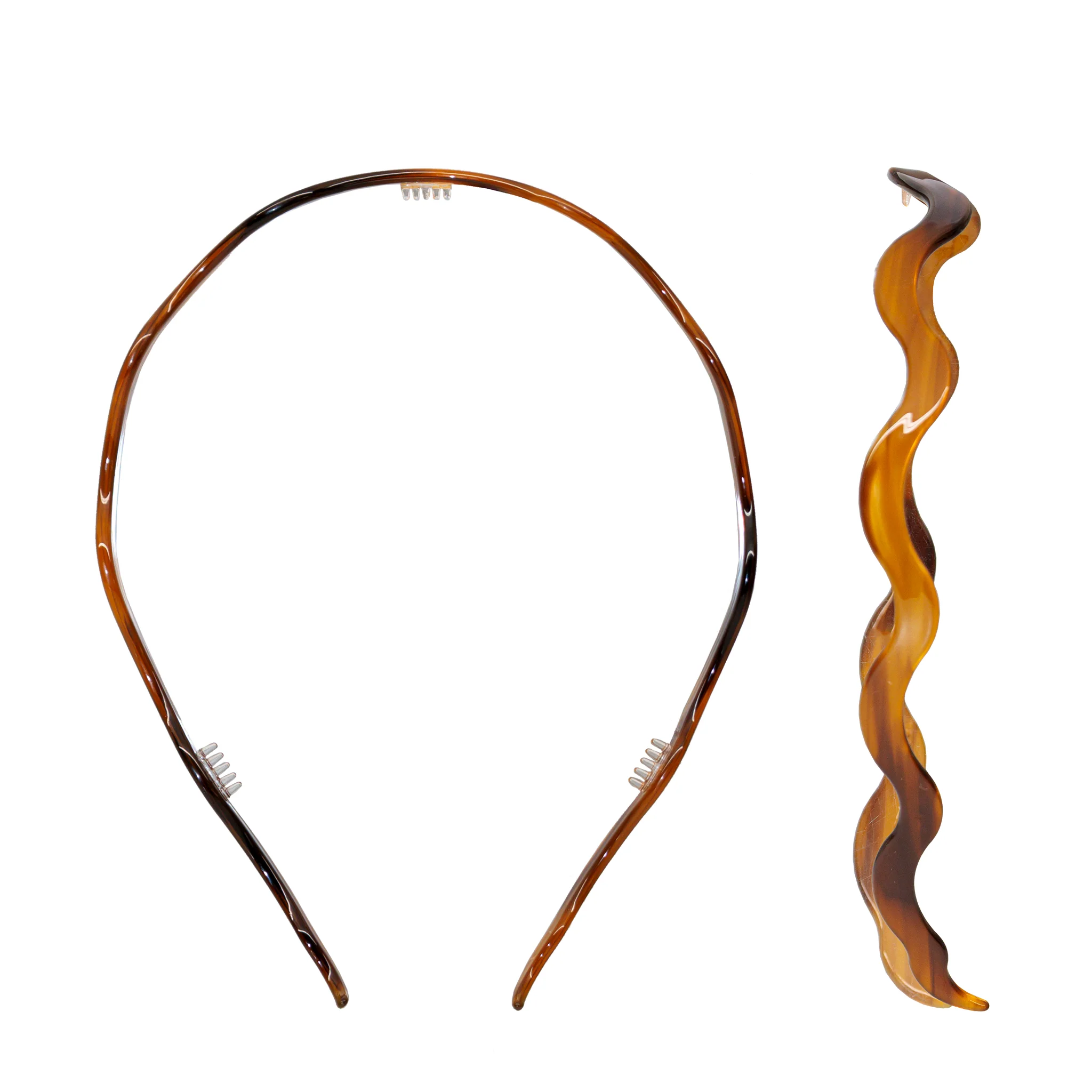 Starlet Headband in Curved Amber