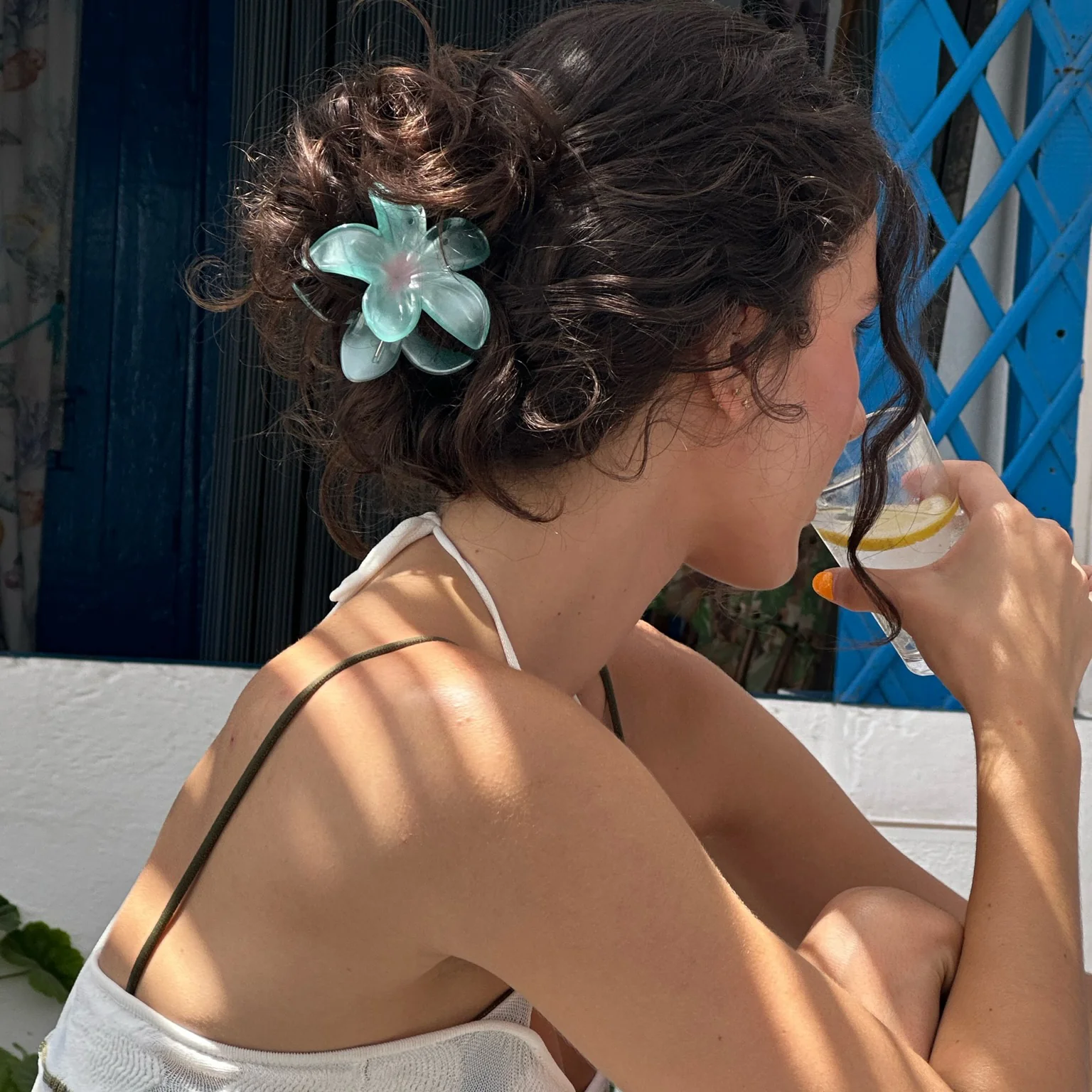 Super Bloom Clip in Mint Pearl - Image 4