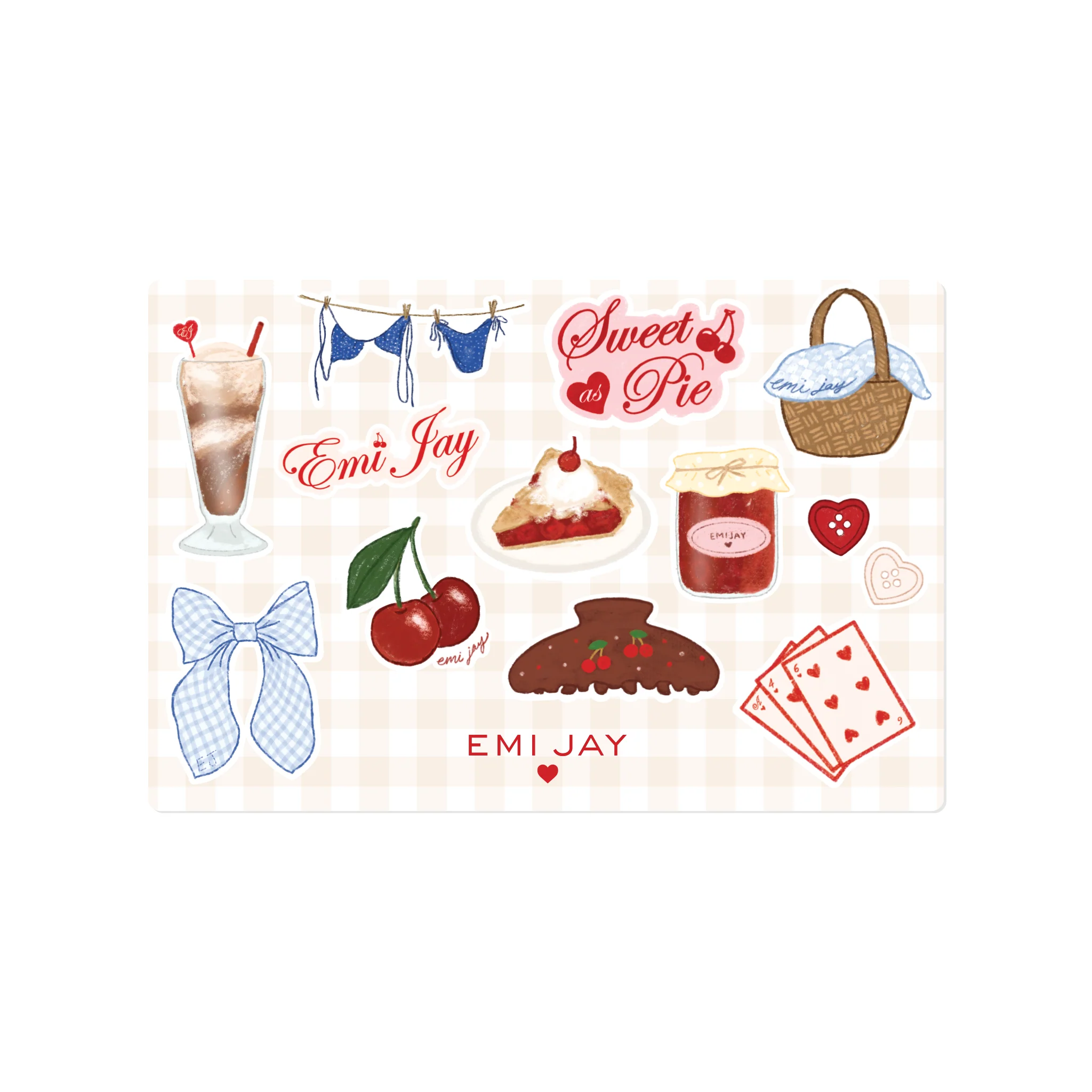 Sweet as Pie Sticker Set