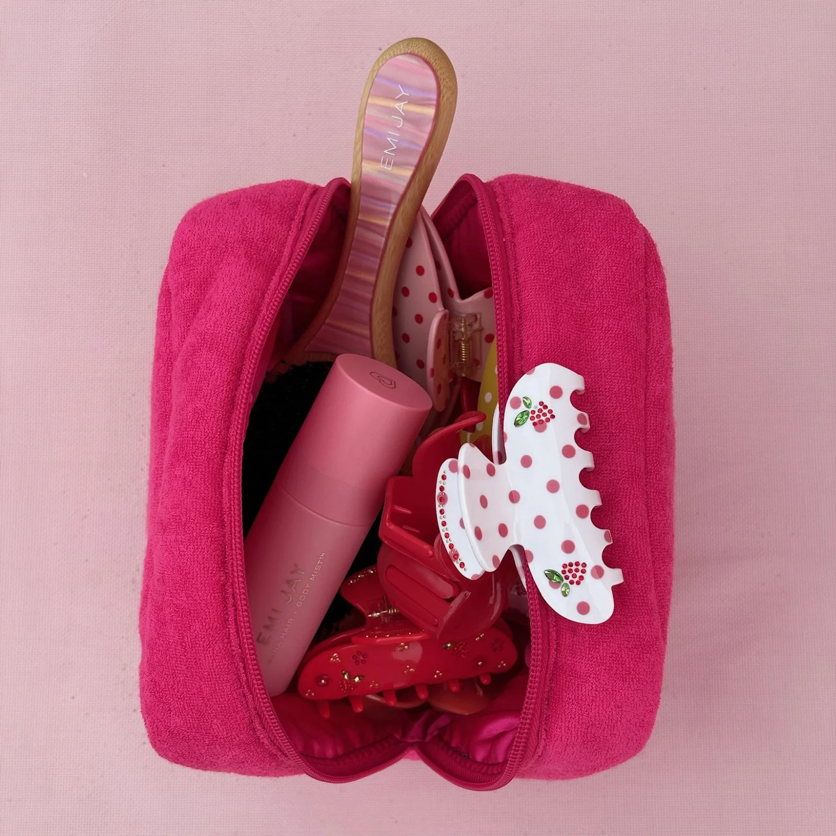 Terry Pouch in Lychee Baby - Image 5